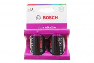 Батарейки Bosch Ultra Alkaline D (LR20) (1.5V) LR20UA2B/00 (к-кт 2шт)