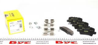 Колодки гальмівні (задні) Honda Civic 1.4-2.2 05- (Lucas) Q+