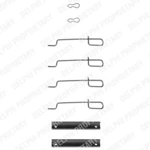 Планка супорта (переднього) прижимна (к-кт) Citroen Saxo 96-04/Peugeot 205/305/405 79-98