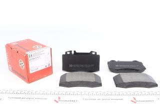 Колодки гальмівні (передні) MB C-class (W203/S202/S203)/CLK 1.8-5.5 99-10 (Brembo)
