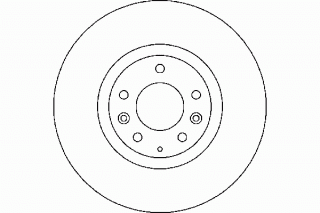 Диск гальмівний (передній) Mazda 6 MPS (320x25)