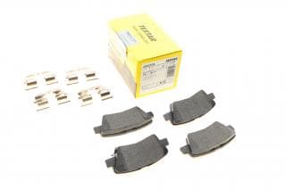 Колодки гальмівні (задні) Kia Ceed/Rio/Optima/Hyundai Accent/i10/i20/i30/Elantra 10- (Akebono) Q+
