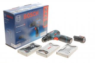 Шуруповерт акумуляторний GSR 12V-30 (0–420/0–1600 об/хв) 10мм макс. (+ 3 к-та свердл)