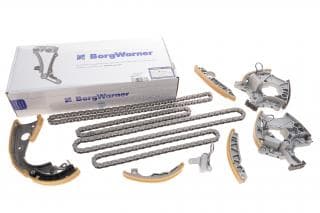Комплект ланцюга ГРМ Audi A4/A6/A8 2.4/3.2 04-10 (ланцюг + елементи)(BorgWarner)
