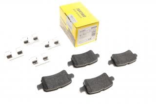 Колодки гальмівні (задні) Chevrolet Cruze 15-/Bolt 16-/Opel Astra K 15- Q+