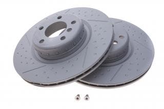 Диск гальмівний (задній) BMW 3 (F30/F80) 12-18 (345x24) PRO+ B38/B47/B48/N20/N47