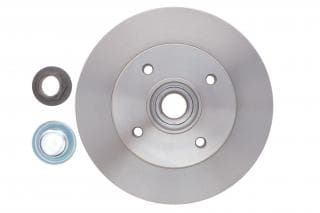 Диск гальмівний (задній) Citroen C3 09-/C4/Peugeot 307/207 04-/208 12- (249х9)(повний)(з підшипником)