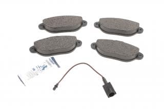 Колодки гальмівні (передні) Fiat 500 07-/Ford Ka 08-16 (+датчики)