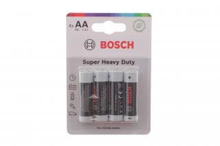 Батарейки Bosch Super Heavy Duty AA (R6) 1.5V / R6SHD4B/00 (к-кт 4шт)