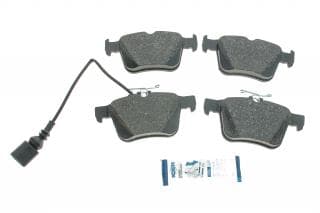 Колодки гальмівні (задні) VW Atlas 16-/Audi A3 12-/Q3 18- (+датчик)