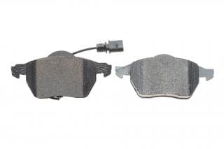Колодки гальмівні (передні) Audi A4/A6/VW Passat 96-05 (Teves) Q+ (з датчиками)