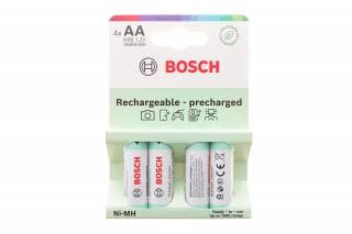 Батарейки акумуляторні Bosch Rechargeable Ni-MH AA (HR6) (1.2V/2600 mAh) HR6B4P2600/00 (к-кт 4шт)