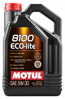 Олива 5W30 ECO-lite 8100 (5L) (GM-dexos1 GEN3/FORD M2C 929-A/M2C 946-A ) (107252/108214/104989)