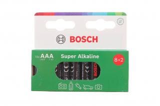 Батарейки Bosch Super Alkaline AAA (LR03) (1.5V) LR03SA10B/00 (к-кт 10 шт)