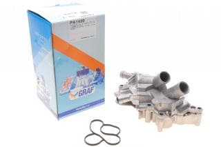 Помпа води Audi/Seat/Skoda/VW 1.2-1.4TSI/TFSI 12-13 (28z) (B/B)(6 лоп) (з корпусом і 2 термостатами)