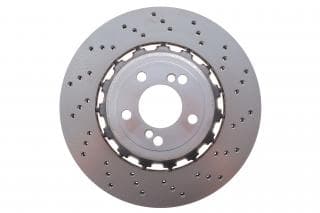 Диск гальмівний (задній) BMW M3 (F30/F80)/M4 (F82/F83) 14-20 (370x24) (R) (з покрит.) (вентил.) (з отворами)