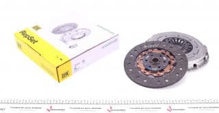 Замінено на 624 3976 09 / Комплект зчеплення VW Caddy 2.0TDI 09- (103kw) (d=240mm)