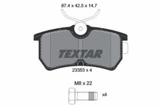 Колодки гальмівні (задні) Ford Focus I 98-07/Fiesta V/VI 05- (Lucas)