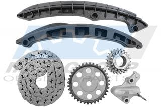 Комплект ланцюга ГРМ VW Golf V 1.4TSI, 10/03 - 02/09, 90/103/125kw, (z=130/18-23/36/36) (замінено на 40-1003K)