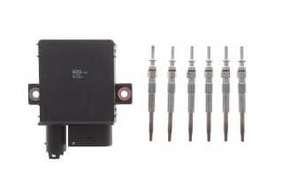 Реле свічок розжарювання BMW 3 (E46/E90)/5 (E60/E61)/7 (E65/E66) 2.5d/3.0d 99-10 (M57) (+свічки)