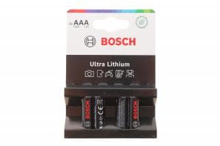 Батарейки літієві Bosch Ultra Lithium AAA (FR03) (1.5V/1200 mAh) FR03UL4B/00 (к-кт 4шт)
