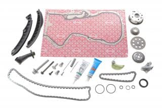 Комплект ланцюга ГРМ VW Passat 1.4TSI 07-14, (ланцюг INA)