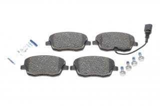 Колодки гальмівні (передні) Seat Ibiza/VW Polo 01-09/Skoda Fabia 99-14/Roomster 06-15 (+датчик)