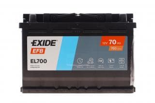 Акумуляторна батарея 70Ah/760A (278x175x190/+R/B13) (Start-Stop EFB)