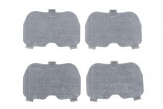 Комплект протискрипних пластин (задніх) Audi A4/A5/A6/A8/Q5 08- (Trw)