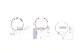 Кільця поршневі Fiat Doblo 1.2 01- (70.80mm/STD) (1.2-1.2-2.5)