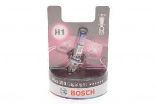 Автолампа H1 12V 55W P14.5s Plus 150 Gigalight (BL/1шт)