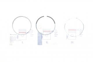 Кільця поршневі BMW 5 (F07/F10/F11)/7 (F01-F04)/X5 (E70) 4.4 08- (89.00mm/STD) (1.5-1.5-2) N63