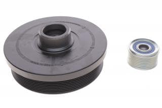 Шків колінвалу + шків генератора BMW 5/7/X5/X6 2.5-4.0D 08- (7PK)