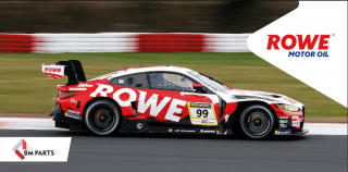 Банер ROWE та BM Parts 2000х1000мм (фото спорткару збоку)