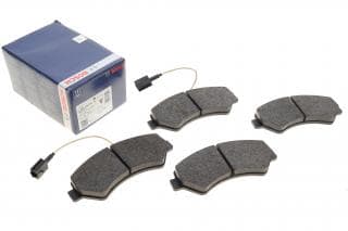 Колодки гальмівні (передні) Citroen Jumper/Fiat Ducato/Peugeot Boxer 2.0-3.0HDi 06- R16(з датчиком)