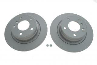 Диск гальмівний (задній) BMW 1 (E81/E87)/3 (E90/E92) 05-13 (296x10.5) (з покриттям) (повний)