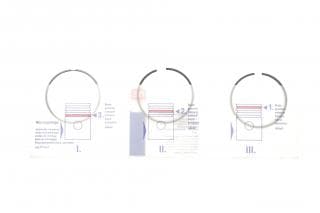 Кільця поршневі Citroen Berlingo/Jumpy/Peugeot Expert/Partner 1.5 BlueHDi 18- (75.00mm/STD) 1.75-1.5-2)