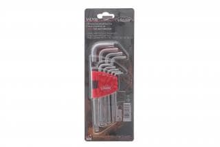 Набір ключів Г-под. Torx з круглим кінцем T10-T50