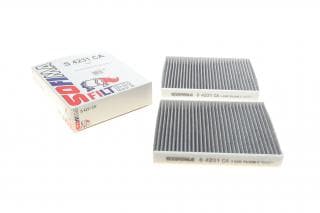 Фільтр салону BMW 5 (F10/F11/F07)/6 (F06/F12/F13)/7 (F01-F04) 08-18 (вугільний) (к-кт 2 шт.)
