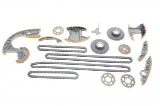 Комплект ланцюга ГРМ Audi A4/A6/A8/Q7/VW Touareg 2.7/3.0TDI 03-11 (ланцюг + елементи) (симплекс)