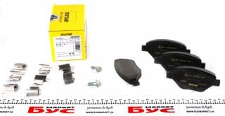 Колодки гальмівні (передні) Renault Megane II 1.4 02- (Bosch)