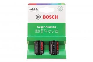 Батарейки Bosch Super Alkaline AAA (LR03) (1.5V) LR03SA4B/00 (к-кт 4 шт)