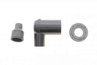 Наконечник свічки запалювання (чорний) (90°/14mm) (LB01EH)