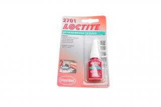 Фіксатор різьби LOCTITE 2701 (зелений) 5 мл (високої фіксації) (не для активн. металів)