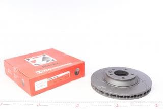 Диск гальмівний (передній) Audi Q7 06-15/Porsche Cayenne 02-/VW Touareg 02-10(350x34) (L)(з прорезом)