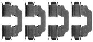 Планка супорта (заднього) прижимна (к-кт) Renault Scenic III/Megane III 1.2-2.0dCi 08- (TRW)