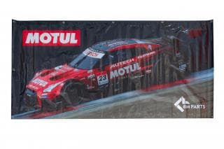 Банер MOTUL з логотипом BM Parts 1 (2000x1000мм) (на люверсах)