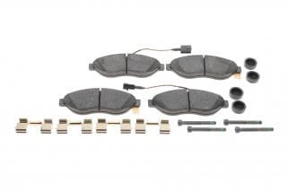Колодки гальмівні (передні) Citroen Jumper/Fiat Ducato/Peugeot Boxer 06- (Brembo) (з датчиком)
