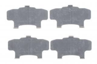 Комплект протискрипних пластин (передніх) Toyota Yaris/Echo 99-05 (OPTIFIT/NBK/Akebono)