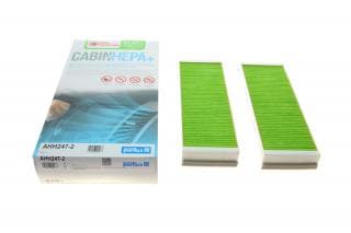Фільтр салону Audi A6 2.0/2.7TDI 04- (антиалергенний, захист від вірусів) CabinHepa+ (к-кт 2 шт.)